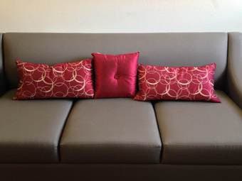 Carpets, pillows, drying rack, ironing board for sale 1