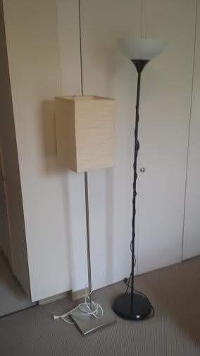 On Campus Moving Sale | Lamp Microwave Fan Coffee Table 2