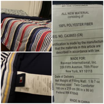 COMFORTER (TOMMY HILFIGER) (   $25  ) 1