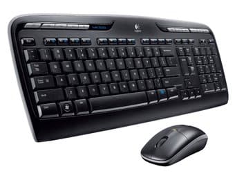 Almost new Logitech MK300 Wireless Keyboard & Mouse, in BLACK - $20 1