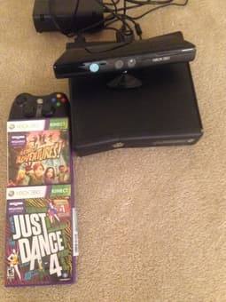 XBOX 360 with Kinect and GAMES $120 OBO 1