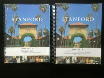 MS&E 252 (2011 Manuscript: Foundations of Decision Analysis, R Howard) 1