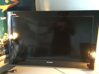 Aquos 37 inch wide-screen LCD TV - $150 (mountain view) 1
