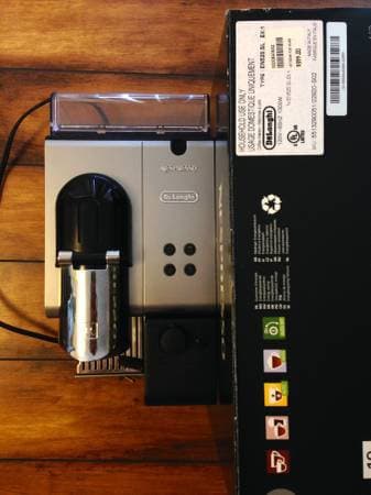 Nespresso Lattissima Silver with Box $145 2