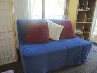 IKEA Sofa Bed - Blue - $250 1