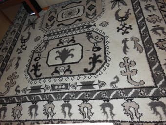 Indian Meshkin Rug 9x12 2