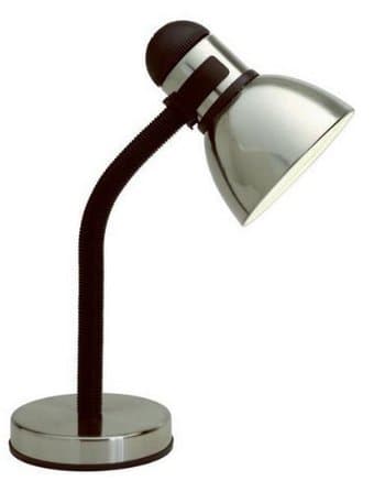 $10 Goose Neck Desk Lamp + fluorescent light bulb 1