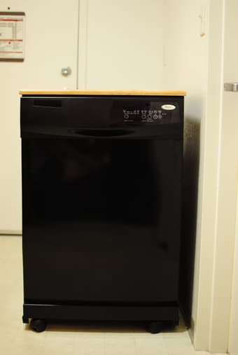 Portable Whirlpool dishwasher 24" - $380 1