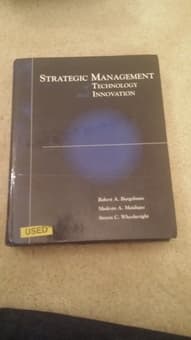 Strategic Management of Technology and Innovation - $40 1