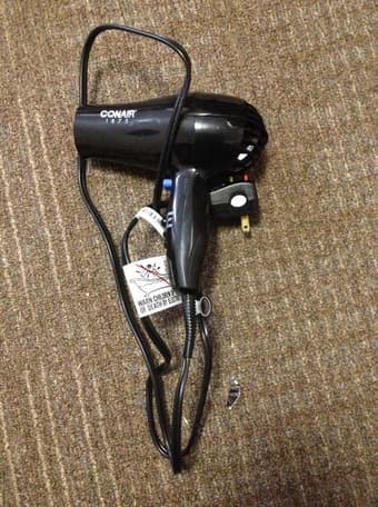Black Conair hair drier 1