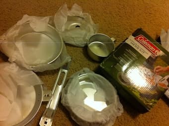 Sleeping bag/Camp cook set 2