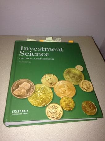 MS&E 242- Investment Science Textbook for sale 1
