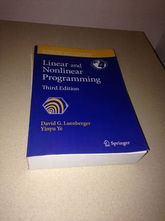 MS&E 211 Linear and Non-Linear Programming book for sale 2