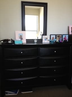 Dresser with mirror $225 1