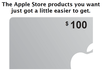 Apple Store gift card $100 value for $95! 1