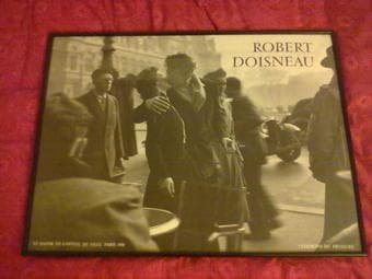 Kiss by the Hôtel de Ville, 1950 (32'' x 24.5'' Frame) $10 1