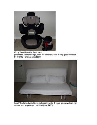 Moving Sale last chance 1
