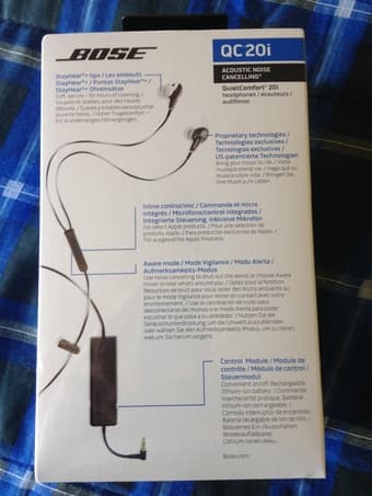 Bose Noise Cancelling QC20i Headphones (Factory Sealed) - $290 2