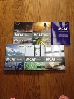 **** NEW KAPLAN MCAT BOOKS (6) for SALE $100 **** 1