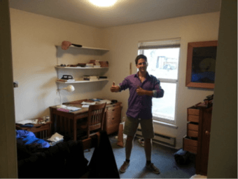 1 room in 4Br/2Ba appt RAINS-Sep13 to Nov 1st-1000$a mth 1