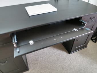 IKEA ALVE desk & sturdy computer chair - $100 (palo alto) 2