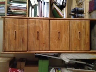 large wood file cabinet $30 2