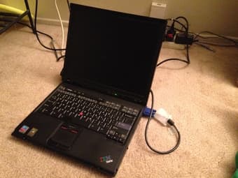 IBM R52 Wifi 15"laptop/ Acer 18.5" widescreen Monitor 2