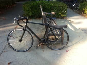 Light Road Bike with Aluminum Frame&Carbon Fork with U-Lock&Helmet 1