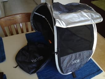 BRICA Infant Comfort Canopy Car Seat Cover $15 1