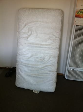 A mirror, a desk chair and a baby mattress for sale! 1