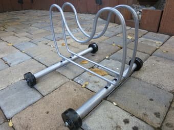 rolling single bike stand-$10 1