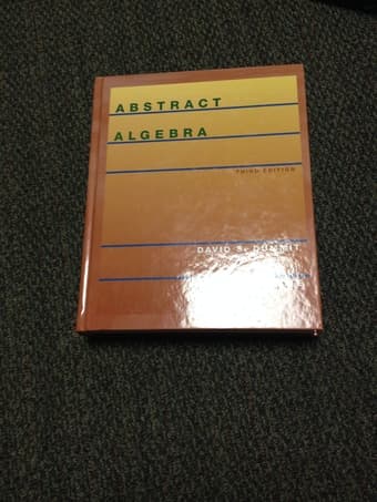 Abstract Algebra, David S. Dummit Third Edition, New 1
