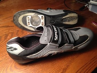 $40 - Forte bike Shoes with Speedplay Cleats - M 11/45 1