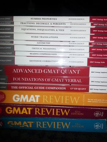 Manhattan and Official GMAT Prep Books--$80 1