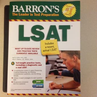 Barron’s LSAT Prep-BRAND NEW----NEVER BEEN USED--- 6Full Length Tests 1