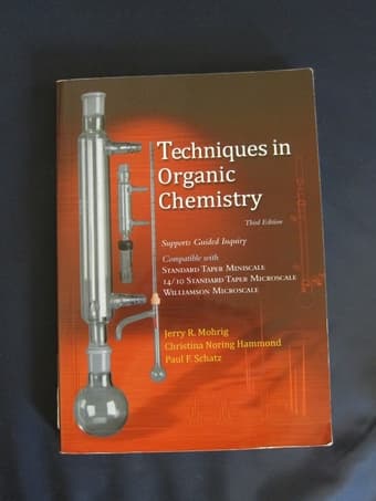 Chem 130 book: Techniques in Organic Chemistry, Mohrig 1