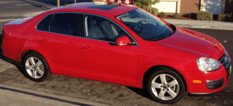 Jetta 2009 color Red 3