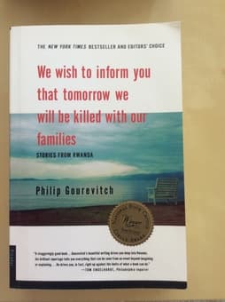 Book: Philip Gourevitch- We wish to inform you that... 1