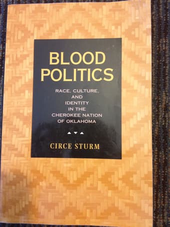 Blood Politics by Circe Sturm, 1