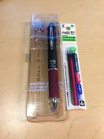 Pilot Frixion Ball Pen with Refill Ink - $5 1