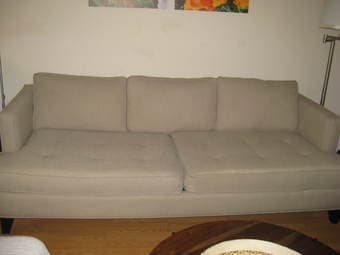 Couch, chair, coffee table for sale 2