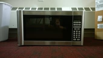 Microwave, Vacuums, Trash Cans and Cleaning tools 1