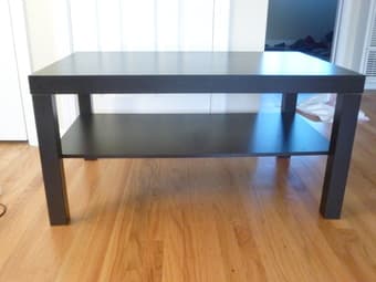 Lack, coffee and TV table black (10$), self pick-up (Menlo Park) 1