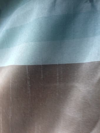 Blue Silk Blackout Curtains $30 1