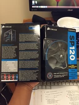 Corsair SP120 High Performance Cooling Fans (x2) 1