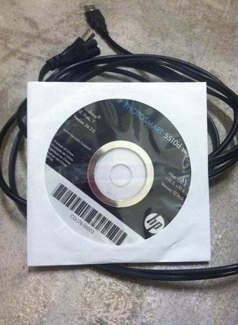 HP Photosmart 5514 Printer with Cords and CD for sale 3