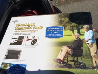 Light-Weight Transport Wheelchair 1