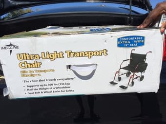 Light-Weight Transport Wheelchair 2
