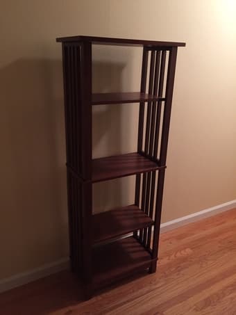 Selling Wood Bookshelf, Lamps, Mirrors, etc. 1