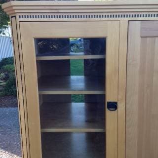 BIRCH WOOD ENTERTAINMENT CENTER 3